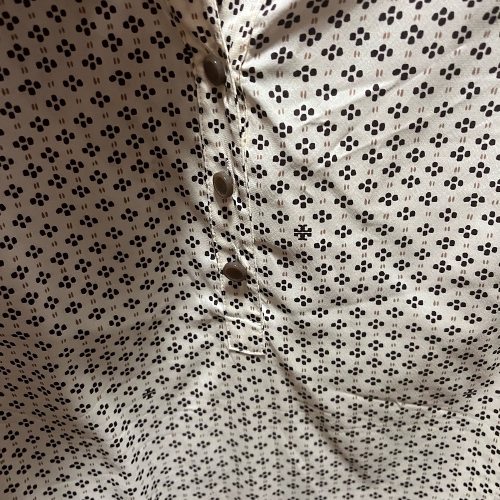 Tory Burch Patterned Silk Blouse - Picture 3 of 4